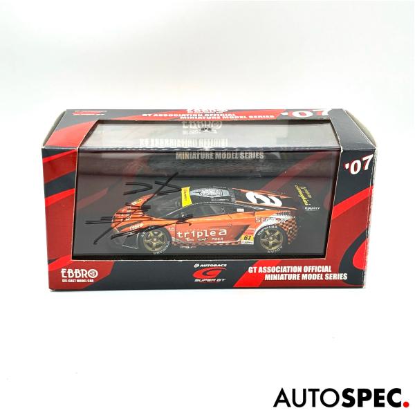 エブロ ミニカー EBBRO 1/43 triple a Gallardo RG-3 Super GT07