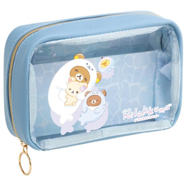 San-X（サンエックス） リラックマ うみリラきぶんテーマ 仕切付クリア