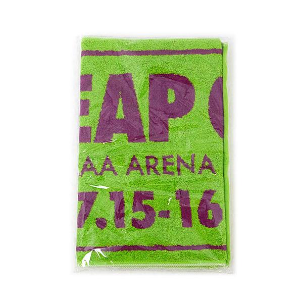 ☆AAA LEAP OVER/会場限定フェイスタオル 福井/黄緑◇新品Ss : WebShop