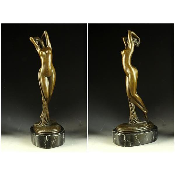 送料無料大人気ブロンズ像裸少女36cmPhilippe 名品 インテリア家具