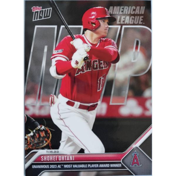 2023 MVP受賞記念】大谷翔平 野球MLB Topps Now 24時間限定販売