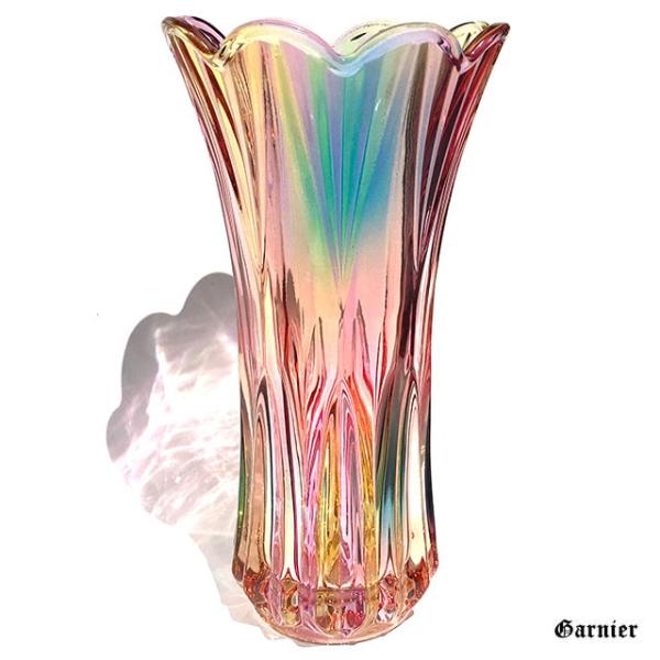 TIFFANY&Co.】新品クリスタル花瓶 編み込み模様 フラワーベース