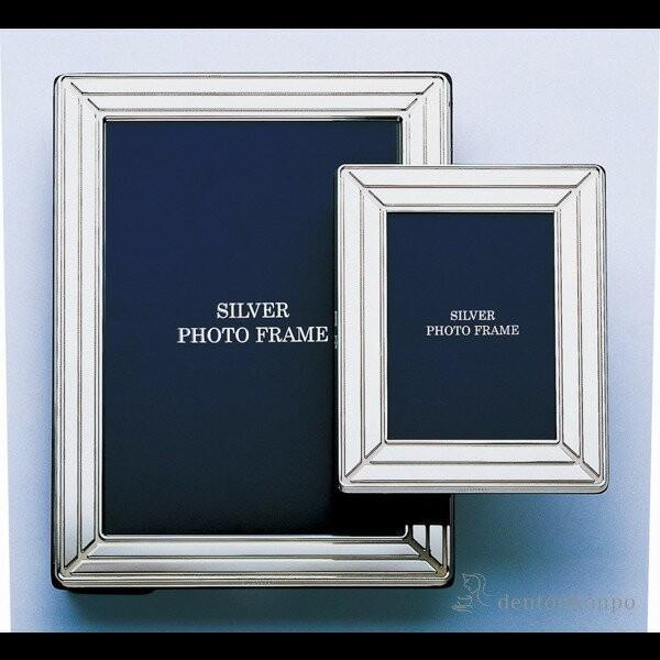 銀製 フォトフレーム オブロング M ( あすつく 名入れ有料 退職祝い