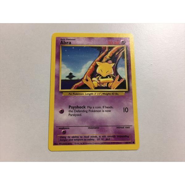 U149【ポケモン カード】 英語版 海外 Abra ケーシィ 43/102 旧裏面