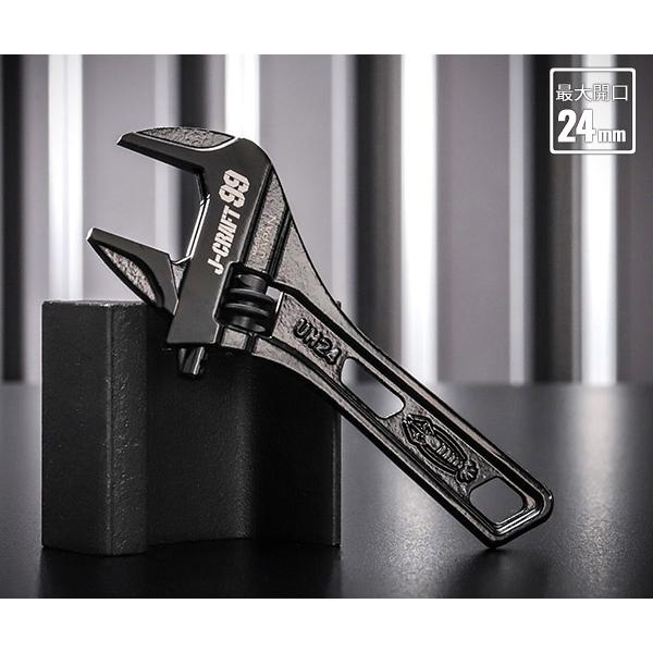 LOBSTER ロブテックス J-CRAFT99 ブラックハイブリッドモンキーレンチ