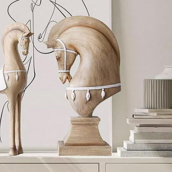 オブジェ 置物 おしゃれ 馬 動物 ロッキングホース 木馬 アニマル 北欧