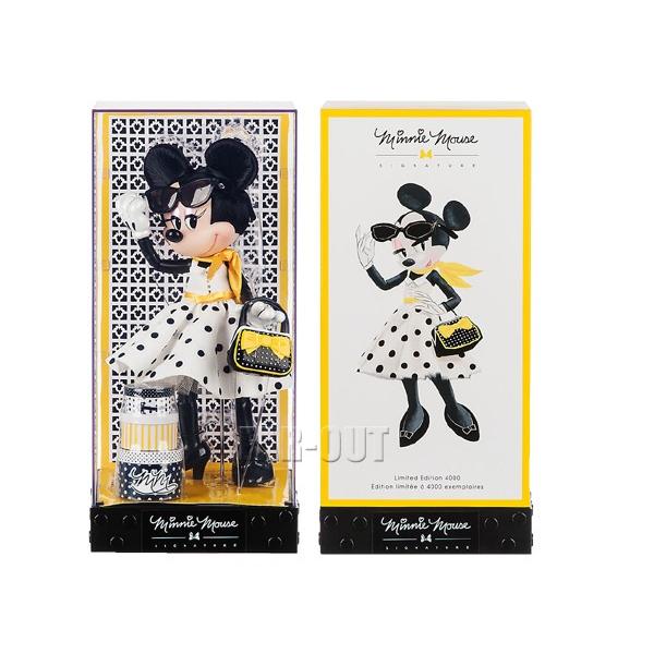 ミニーマウス 黄色のスカーフとポルカドットワンピース Minnie