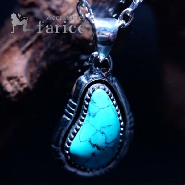 Indian Jewelry 天然石 ターコイズ装飾 ベアパウ(熊の手型)アレンジ