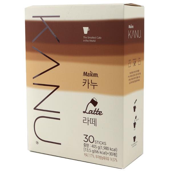 東西]KANU(カヌ)ラテ/13.5g×30包 カヌカフェラテ マキシム/韓国