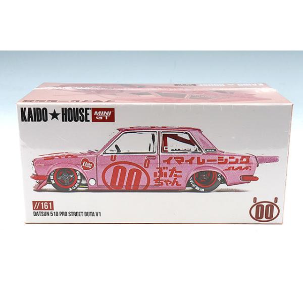 KAIDO HOUSE x TSM ミニGT 1/64 ダットサン 510 プロストリート ぶた