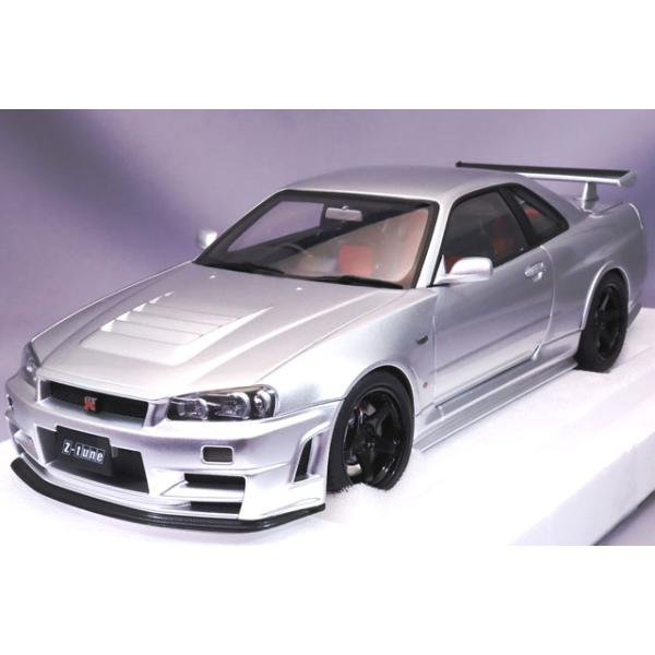オートアート コンポジット 1/18 ニスモ R34 GT-R Z-tune シルバー
