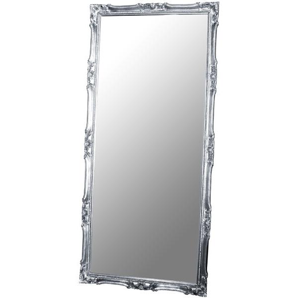 イタリア ミラー 壁掛け スタンドミラー シルバー 姿見 完成品 鏡 DIBI