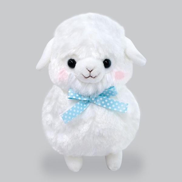 キッズアルパカッソリボン しろちゃん ぬいぐるみ アルパカ アミューズ