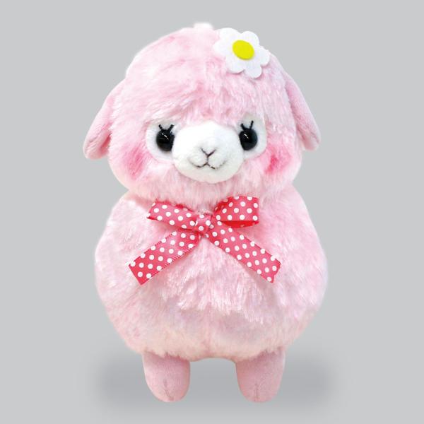 キッズアルパカッソリボン ももちゃん ぬいぐるみ アルパカ アミューズ