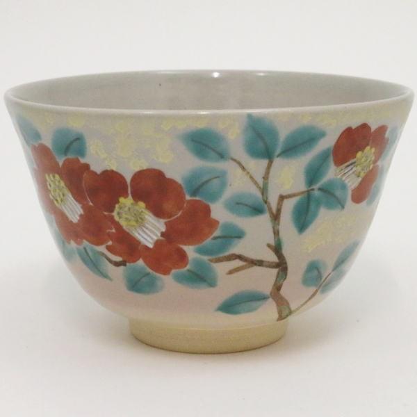 茶道具 抹茶茶碗 御本手 椿 中村華峰作 茶道 : 茶道具いまや静香園