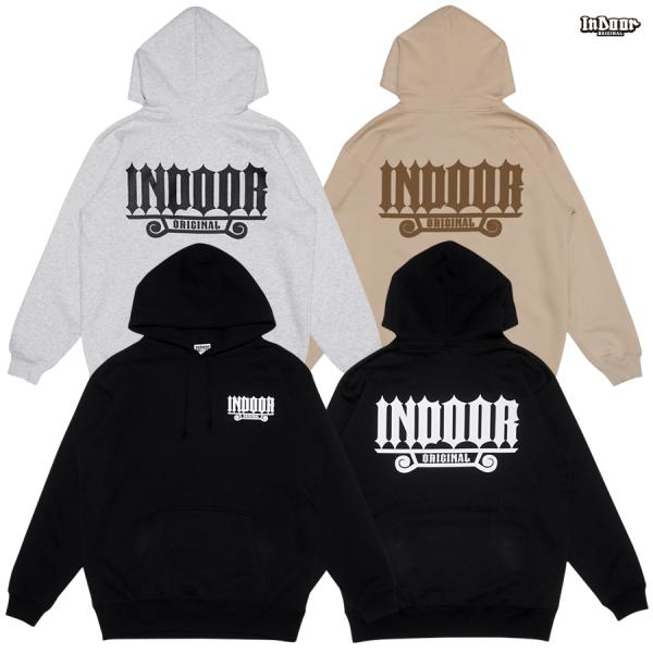 SALE☆20%OFF】INDOOR ORIGINAL インドア パーカー スウェット フード