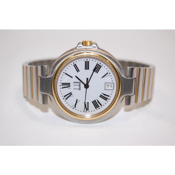 dunhill（ダンヒル） ミレニアム ホワイト文字盤 SSxGP クォーツ