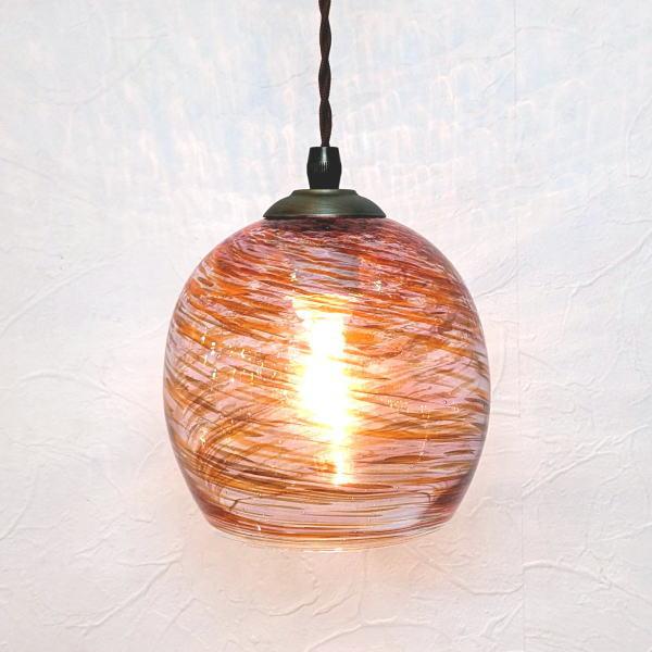 琉球ガラスシーリングランプ ペンダントランプ mituboshi3