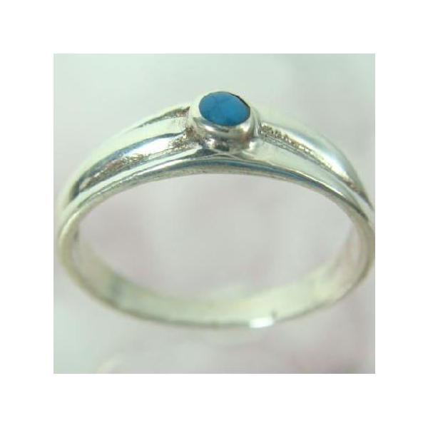 シルバーリング ターコイズ デザイン トルコ石 シルバー925 シルバー