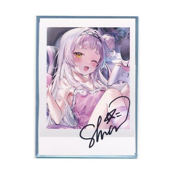 ホロライブ 活動5周年記念 直筆サイン入りチェキ風ブロマイドカード 紫