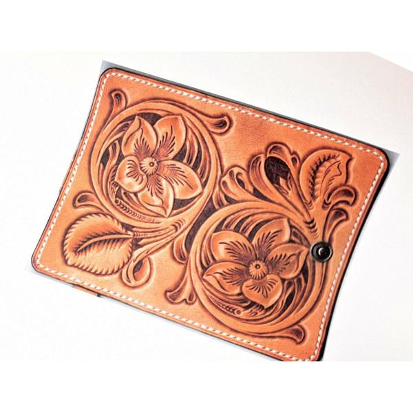 図案】キーケース（シェリダンカービング） 図案部分 約10×13cm