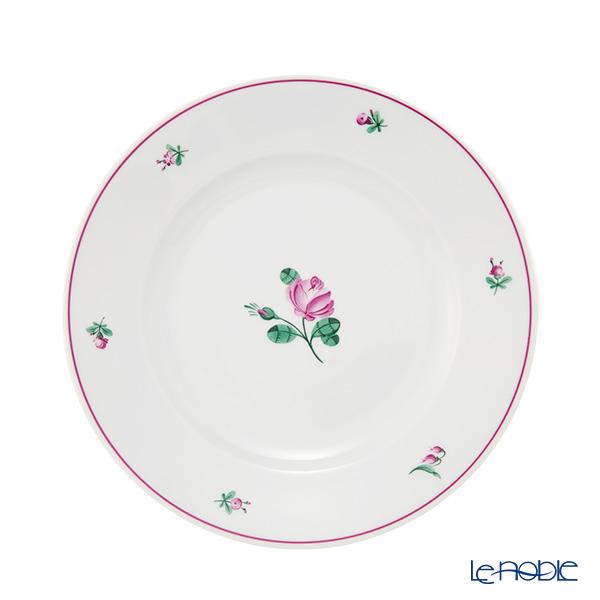 アウガルテン・ウィンナーローズ24cm スーププレート3枚セット