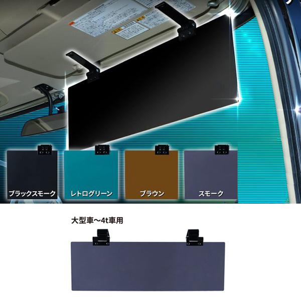 ジェットイノウエ アクリルサンバイザー 4tトラック〜大型トラック用