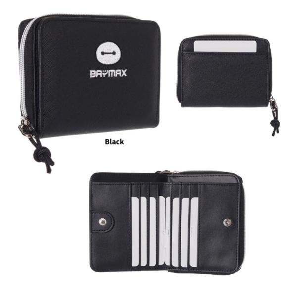 Disney（ディズニー） ベイマックス 合皮刺繍ラウンドファスナー 財布