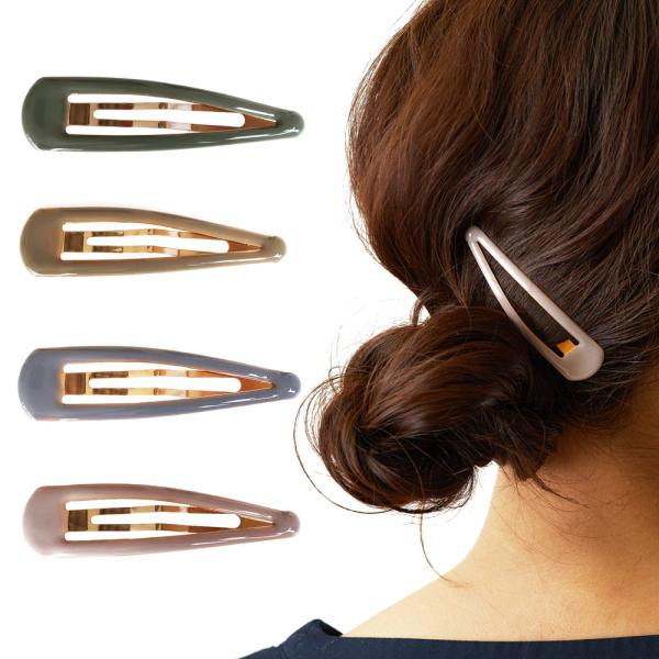 ヘアーアクセサリー レディース パッチン留め ぱっちん留め ヘアピン