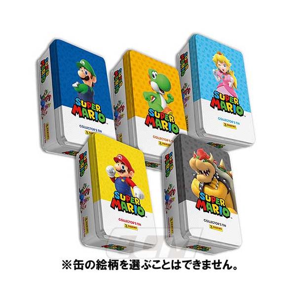 予約FOR22】限定缶【国内未発売】PANINI スーパーマリオ ステッカー