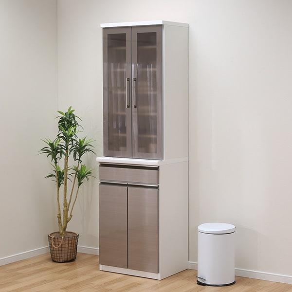 ニトリ（NITORI） 幅60cm 食器棚(ラピス 60 ステンG) キッチンボード