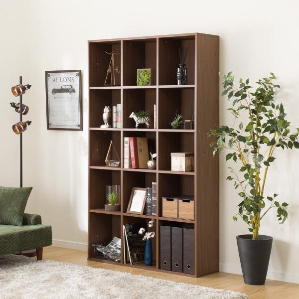 ニトリ（NITORI） マルチ本棚(リブリー1811 MBR） 書棚 ラック 棚