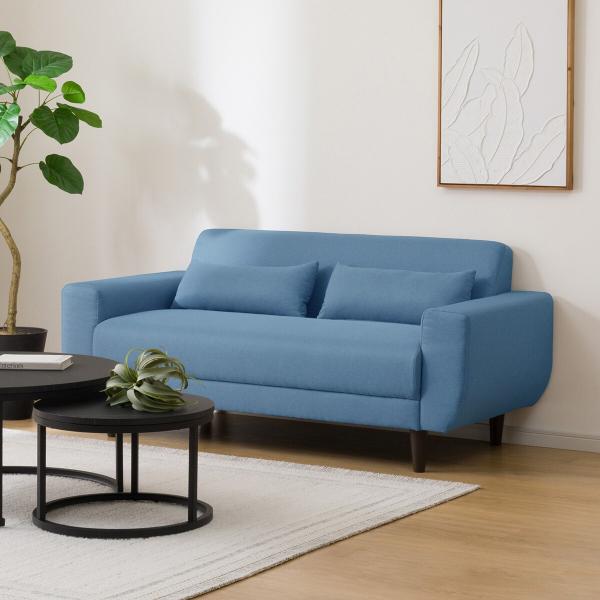 ニトリ（NITORI） ソファー ソファ 2人掛け 布張りソファ(CX01 BL