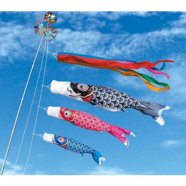 こいのぼり 鯉のぼり 五色吹き流し単品1m : 恵月人形本舗 - 通販