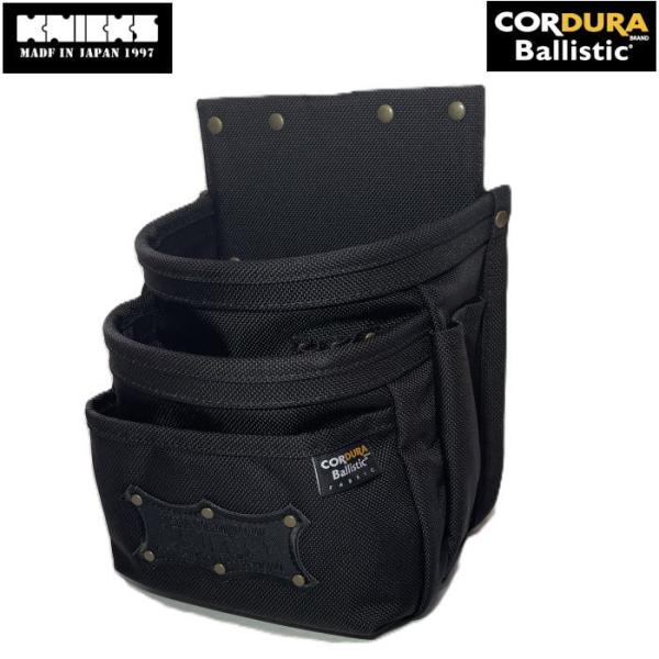 KNICKS（ニックス） バリスティック生地腰袋 ブラック BA-301DD KNICKS