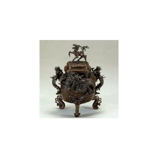 高岡銅器 香炉【麟龍香炉】伝統美術工芸品 : ソフトライフ - 通販