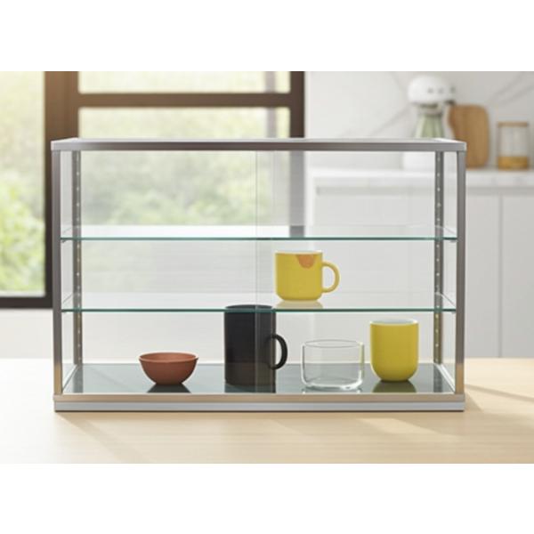 業務用 ガラスケース ショーケース 幅60cm/高さ43.7cm コレクション