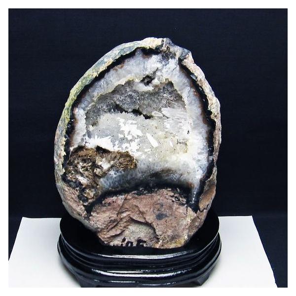 4.3Kg メノウ 原石 カルサイト共生 t640-2234 : 誠安天然石専門店