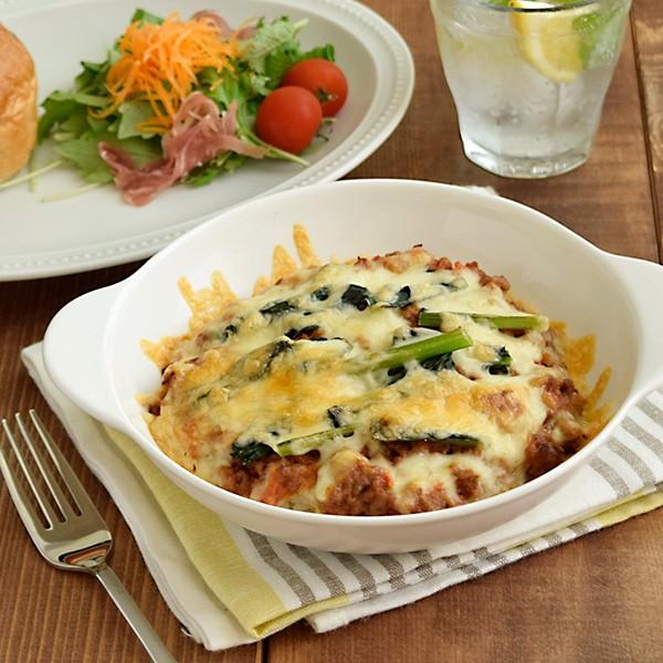 グラタン皿 22cm 丸 軽量＆強化磁器 洋食器 耐熱皿 オーブン料理