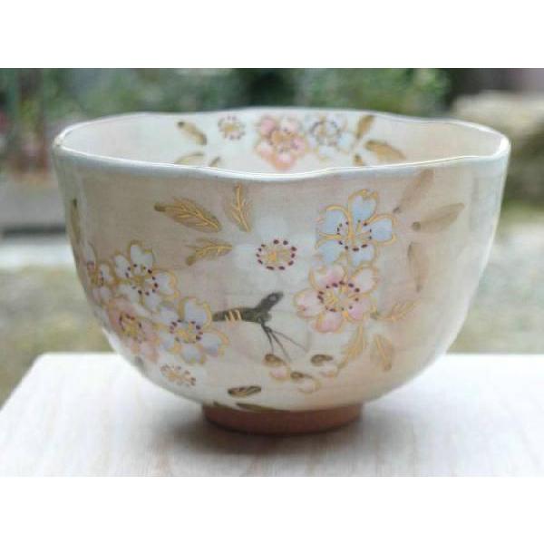 京焼 清水焼 彩り桜抹茶茶碗 俊山 : 松韻堂 Yahoo!店 - 通販 - Yahoo