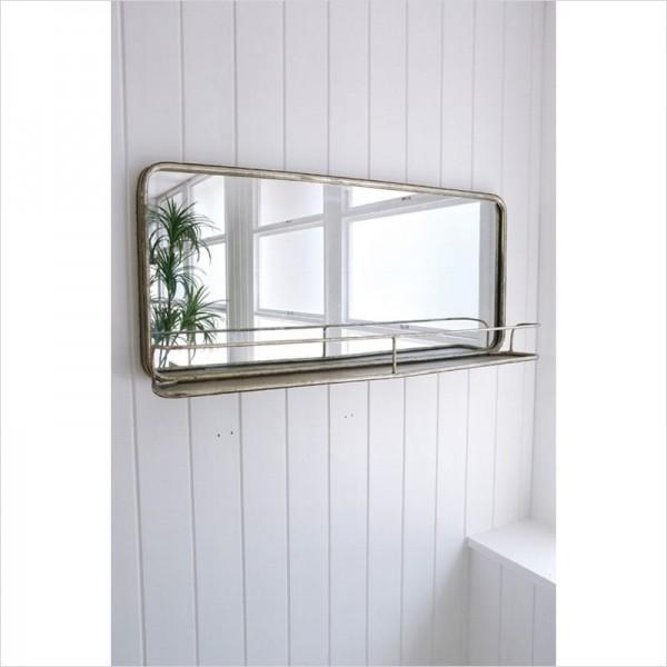 壁掛けミラー 大型ミラー 鏡 バリヤード ウォールミラー 横長