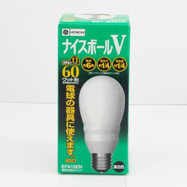 日立（HITACHI） ナイスボールV 60W 電球形蛍光ランプ EFA13EN : St