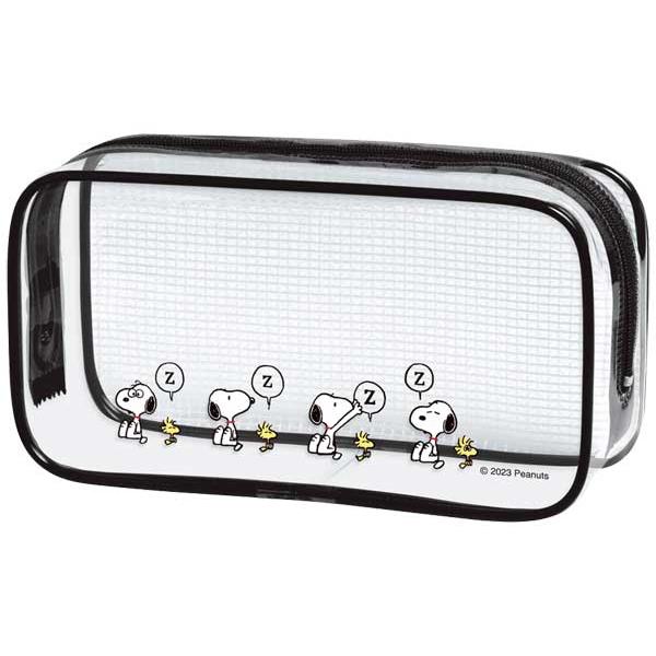 SNOOPY（スヌーピー） ペンケース ペンポーチ クリアメッシュポーチ