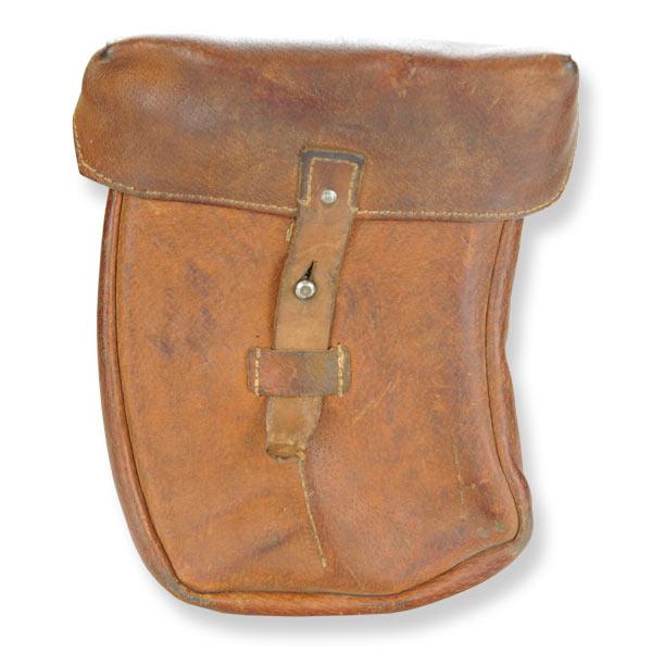 チェコ軍放出品 マガジンポーチ Vz58マガジン用 レザー製 革 アサルト