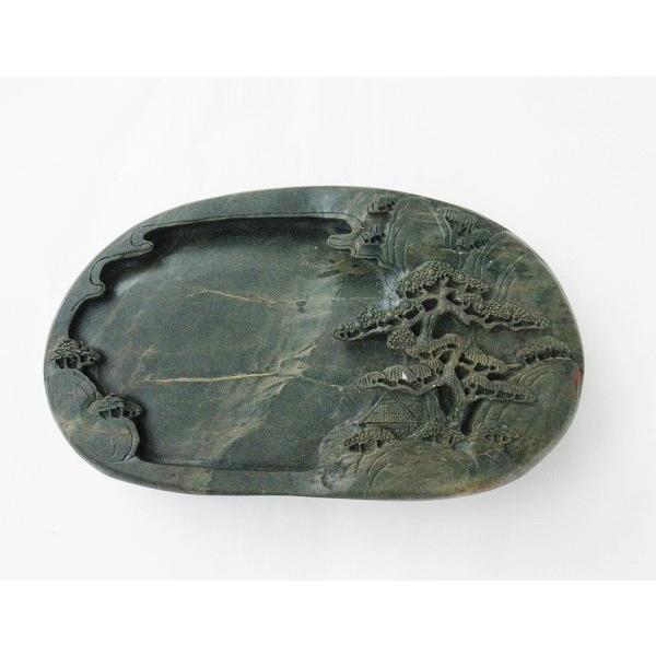 緑端渓硯 山水硯 約7.8吋 一点物 すずり : 書道用品 緑風店 - 通販