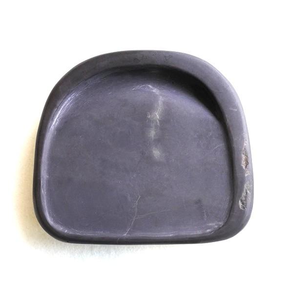 端渓硯 老坑 淌池硯 12.4×10.8×2.2cm 一点物 すずり : 書道用品 緑風店