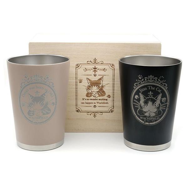 ギフトなタンブラーBOX付セット わちふぃーるどダヤン ネコグッズ