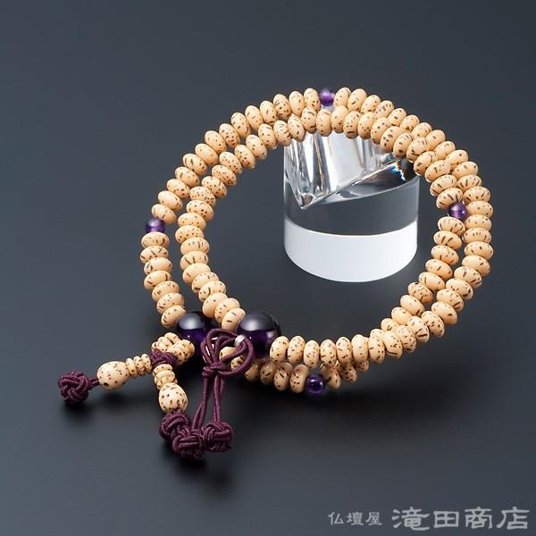 仏壇屋 滝田商店 腕輪念珠 数珠 ブレスレット 108珠 浄土真宗用 星月