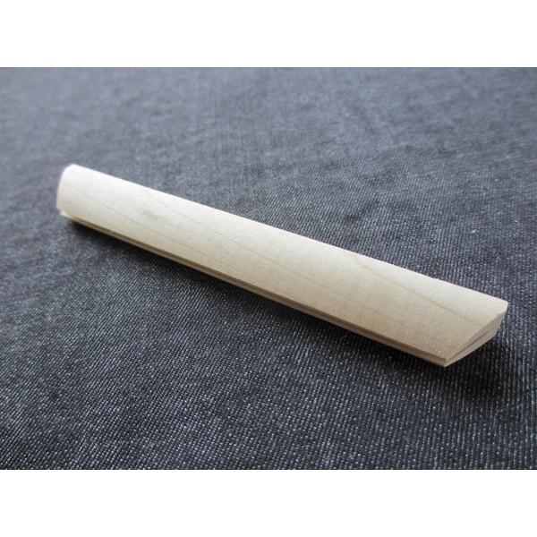 三味線 撥鞘(バチサヤ/撥さや/撥サヤ) 木製 朴 13cm 太溝 : TPmusic