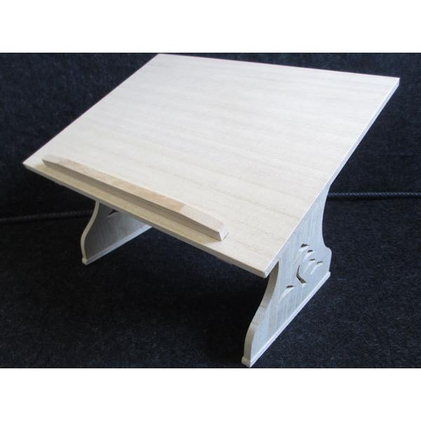 邦楽用 桐製 組み立て式座奏用すかし見台(譜面台) 箏用 小 簡易ケース